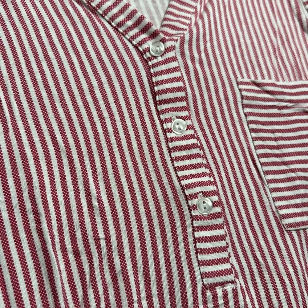 Venus: Striped Henley Tank Dress - Picture 4 of 4